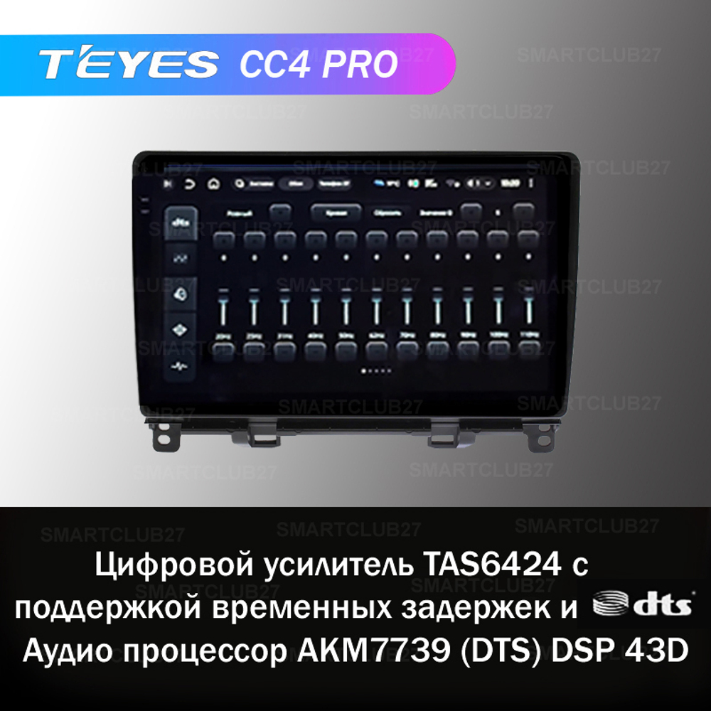 Teyes CC4 Pro 10,2" для Honda Fit 2018+
