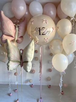 Воздушные шары стильные для девочки бабочки №3883