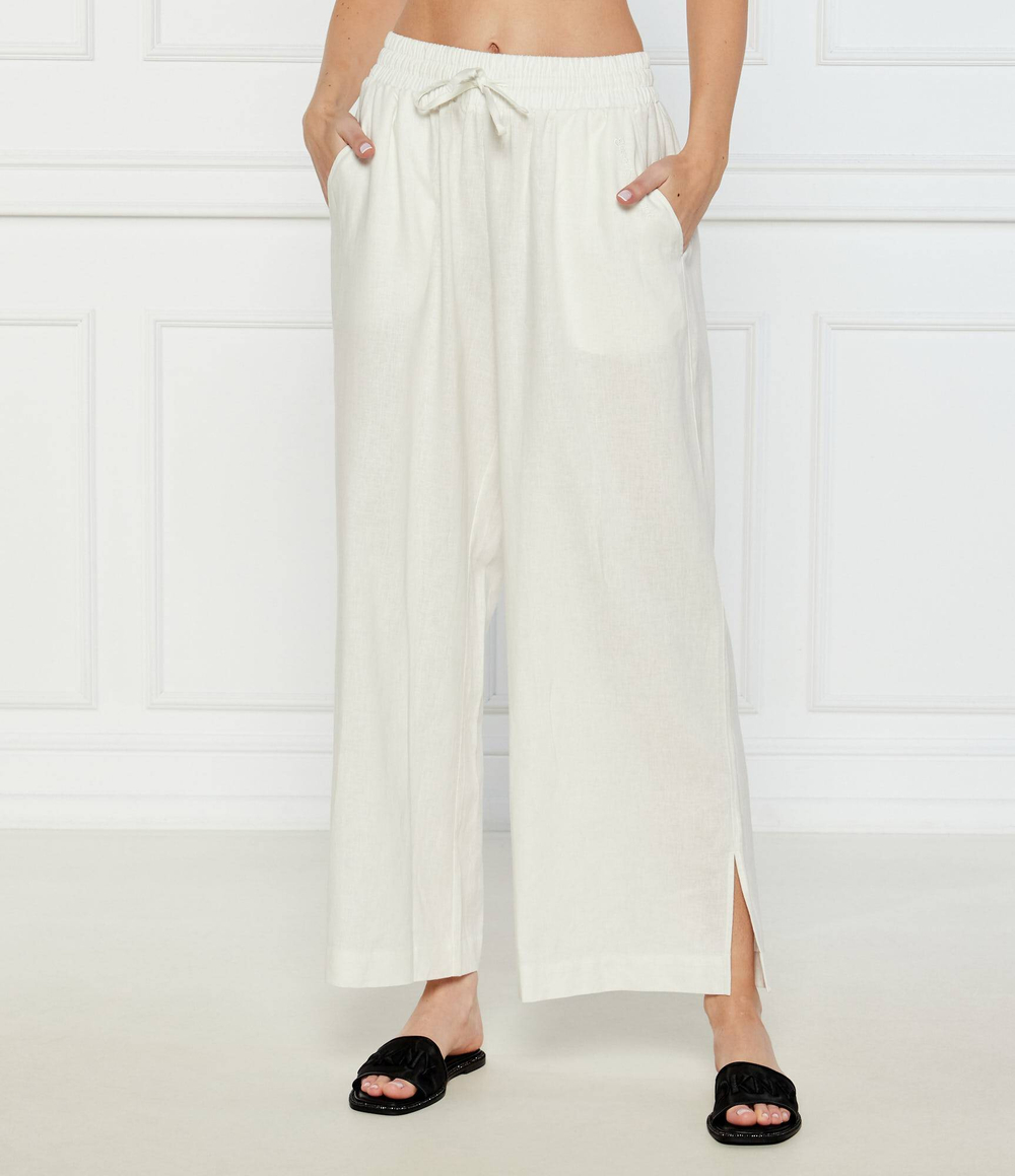 Льняное штаны Emporio Armani - белый(EW000816 AF12201)