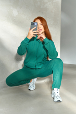 Костюм спортивный женский Bisher зеленый