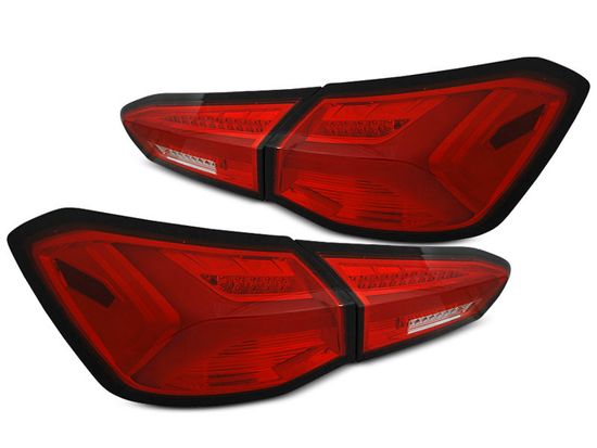 Задние фонари LED TAIL LIGHTS RED WHITE SEQ для FORD FOCUS 4 ХЭТЧБЕК 18-21