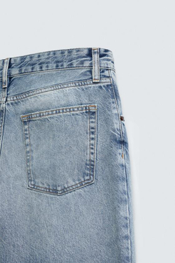 ZARA ДЖИНСЫ FLARE FIT, ВЫЦВЕТШИЙ СИНИЙ