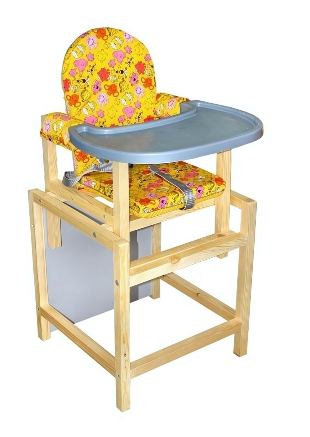Стул для кормления желтый СТД0704 (Сенс-М)