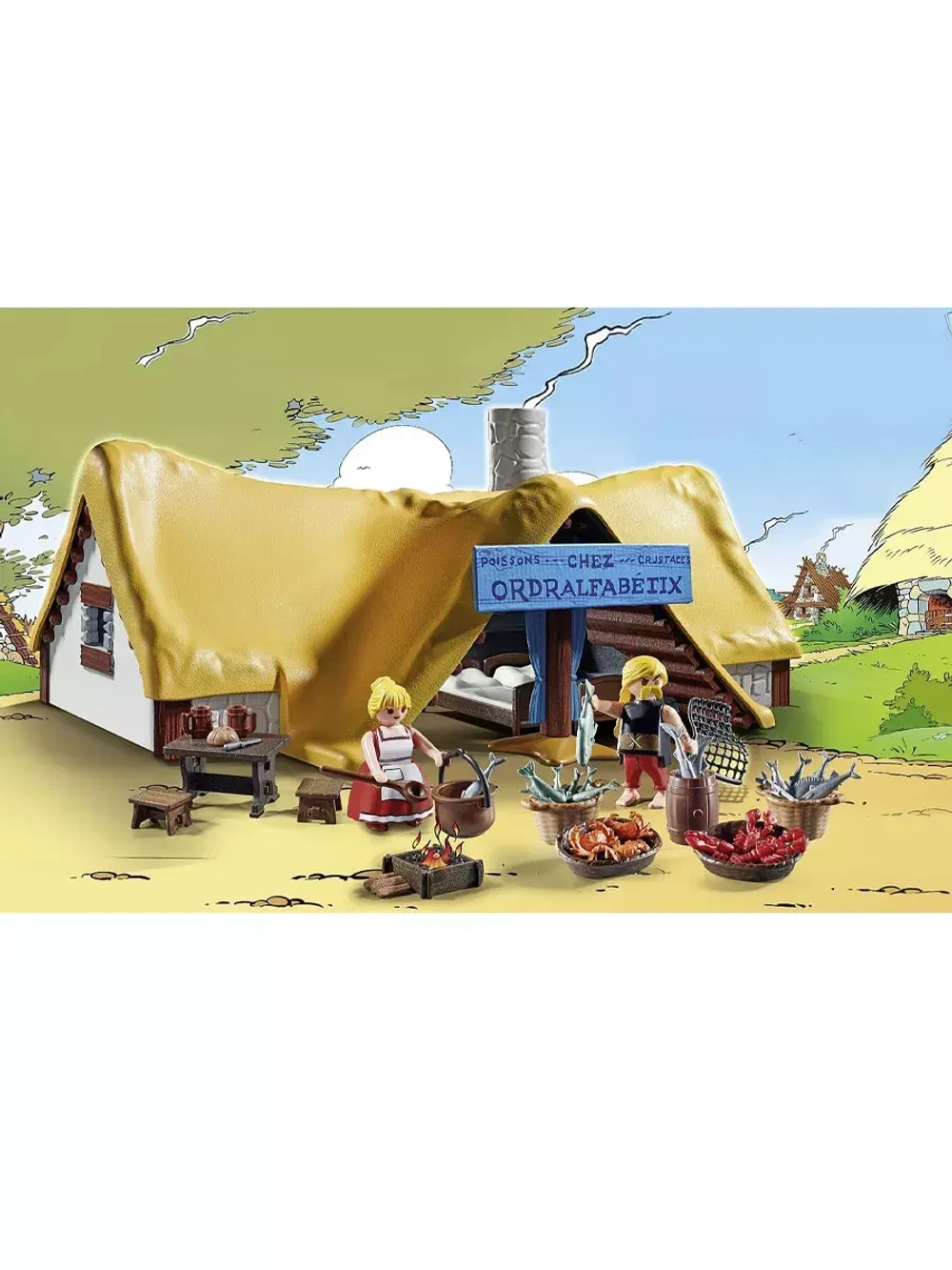 Набор Астерикс: Хижина Ордральфабетикса Playmobil 71266