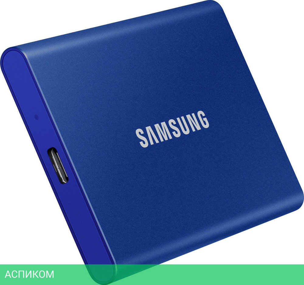 Внешний накопитель Samsung T7 Touch 1TB синий (MU-PC1T0H/WW)