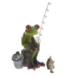 GAEM Фигурка декоративная "Лягушка", L13 W8 H16 см