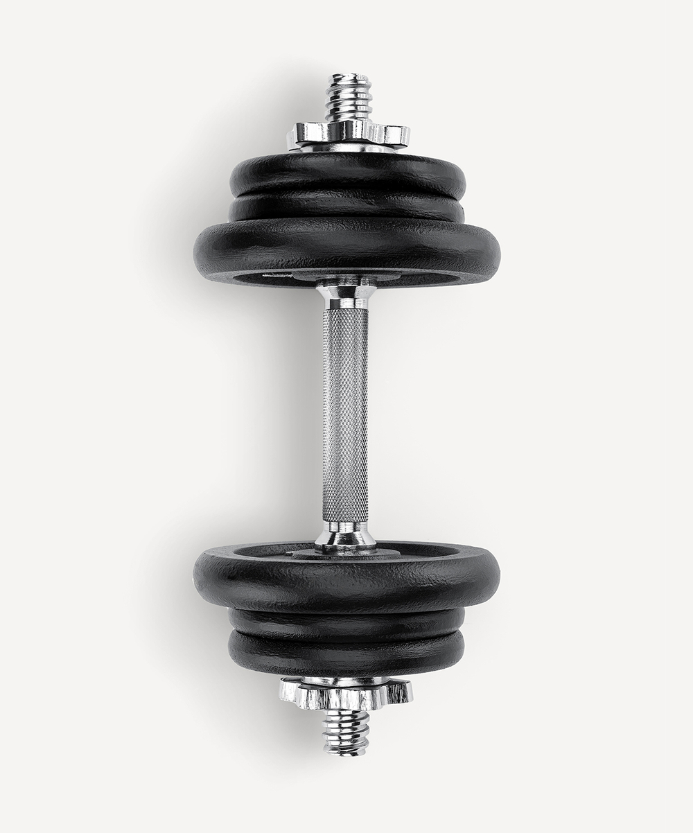 Гантель разборная чугунная в коробке DB-715, 10 кг