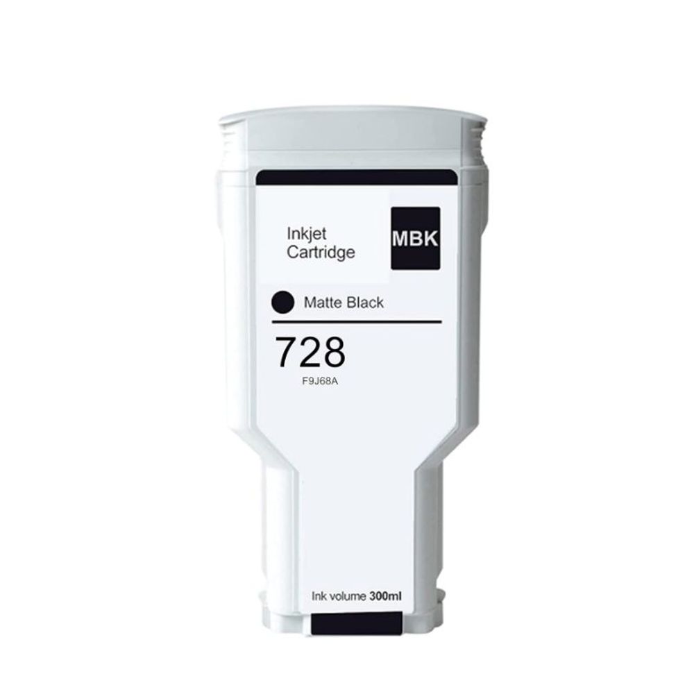Картридж G&amp;G, аналог HP 728 (F9J68A) для DesignJet Т730/Т830, черный матовый (300мл)