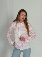 Блузка женская с принтом М-1352