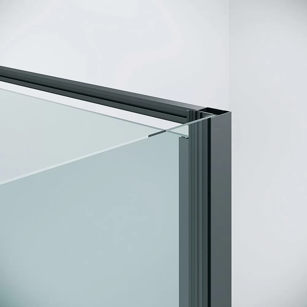 Душевой уголок Niagara Nova NG-35-10AGR-A90GR-34 100x90 стекло прозрачное/профиль графит матовый