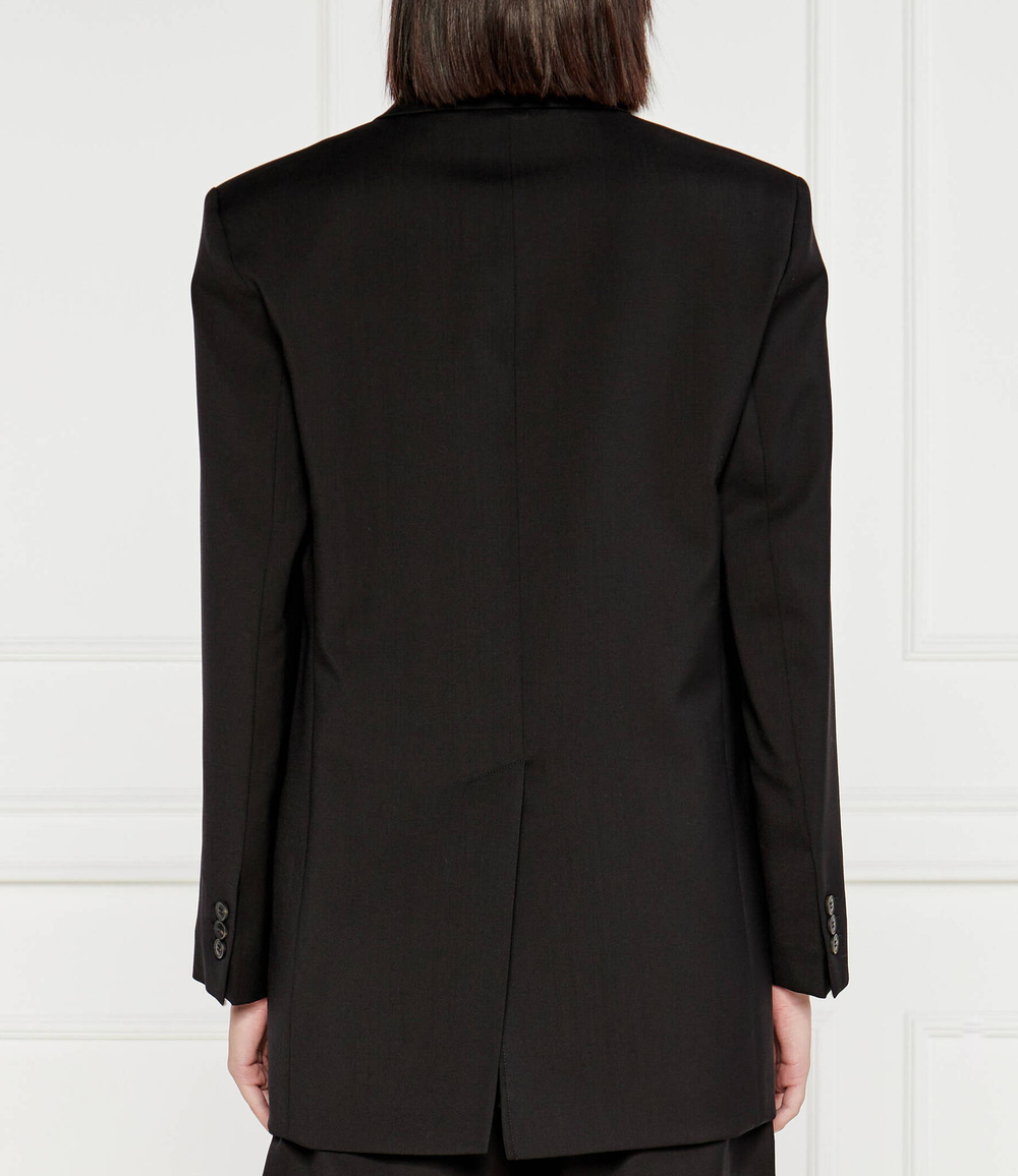 Хлопковый пиджак Weekend MaxMara - черный(250460616)