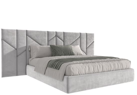 Кровать Монтенегро с широким изголовьем