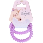 Резинки для волос силиконовые 2шт «MARZIPAN», цвет лавандовый, d-5,5см (подвес Единорог)●