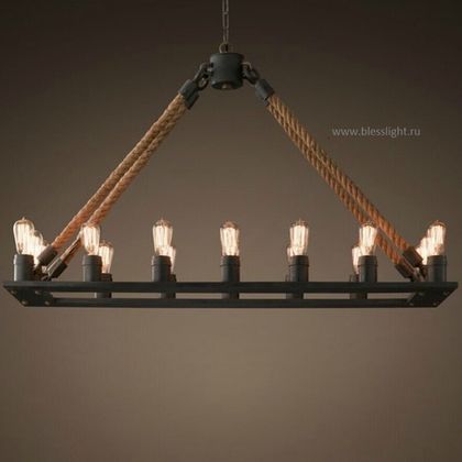 Люстра Rope filament 8109–D16 фото Люстра Rope filament 8109–D16