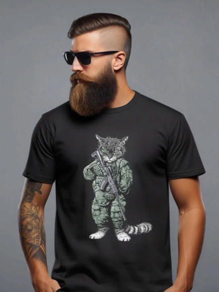 Футболка "Такти Кот", AngryMan