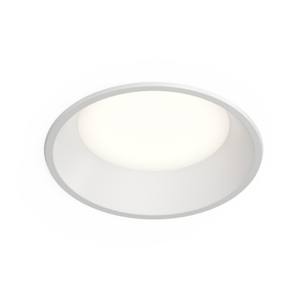 Встраиваемый влагозащищенный светильник TRIM, 24 Вт LED 3000-4000-6500K, IP44, алюминий, акрил