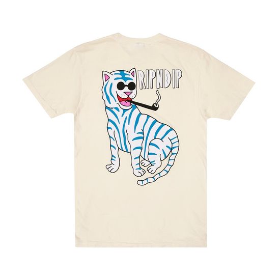 Футболка RIPNDIP Cool Cat Tee (бежевый)