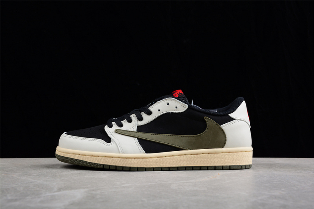 Купить кроссовки Jordan 1 Retro Low OG SP Travis Scott Olive в баскетбольном магазине futbasket.ru