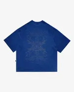 Футболка Issaya Fractal Blue Garment Dyed
