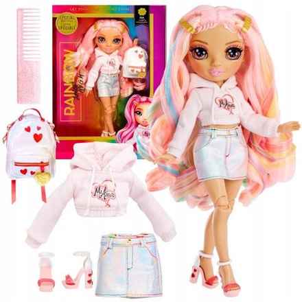 Кукла Rainbow High Junior модная кукла Kia Hart (розовая) Киа 590781