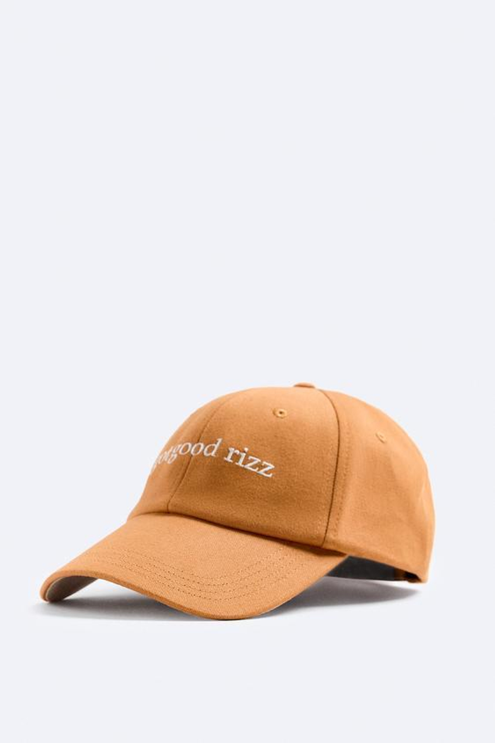 ZARA КЕПКА С ВЫШИВКОЙ, ОРАНЖЕВЫЙ