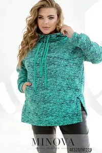 Худи 229-Бирюзовый Minova