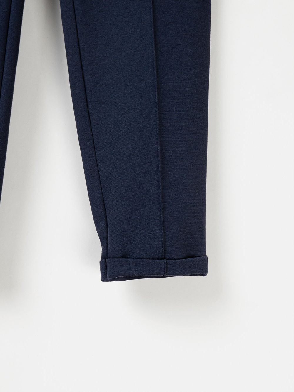 Брюки зауженные "Синие" для девочки 7+