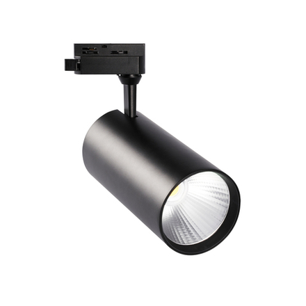 ULB-Q276 32W-3000К BLACK Светильник-прожектор светодиодный трековый. 3000 Лм. Теплый белый свет 3000К. Корпус черный. ТМ Volpe.