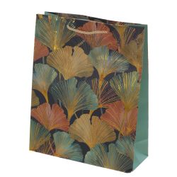 GAEM Пакет подарочный M (бумага 210г/м2, блок микс 12шт), L26 W10 H32 см, 4в.