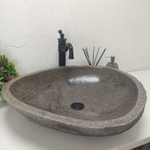 Раковина из речного камня RS-61728 (63*56*15)