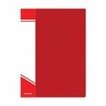 Папка с файлами inФОРМАТ А4 30 файлов красн. пластик 500 мкм карман