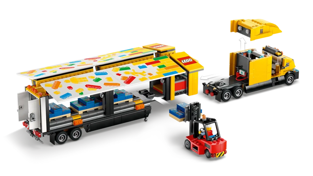 Конструктор LEGO City 60440 Желтый грузовик для доставки