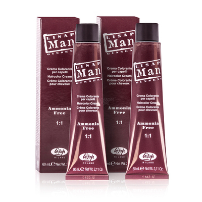 Безаммиачный крем-краситель для мужчин Lisap Man Color (мужской камуфляж)