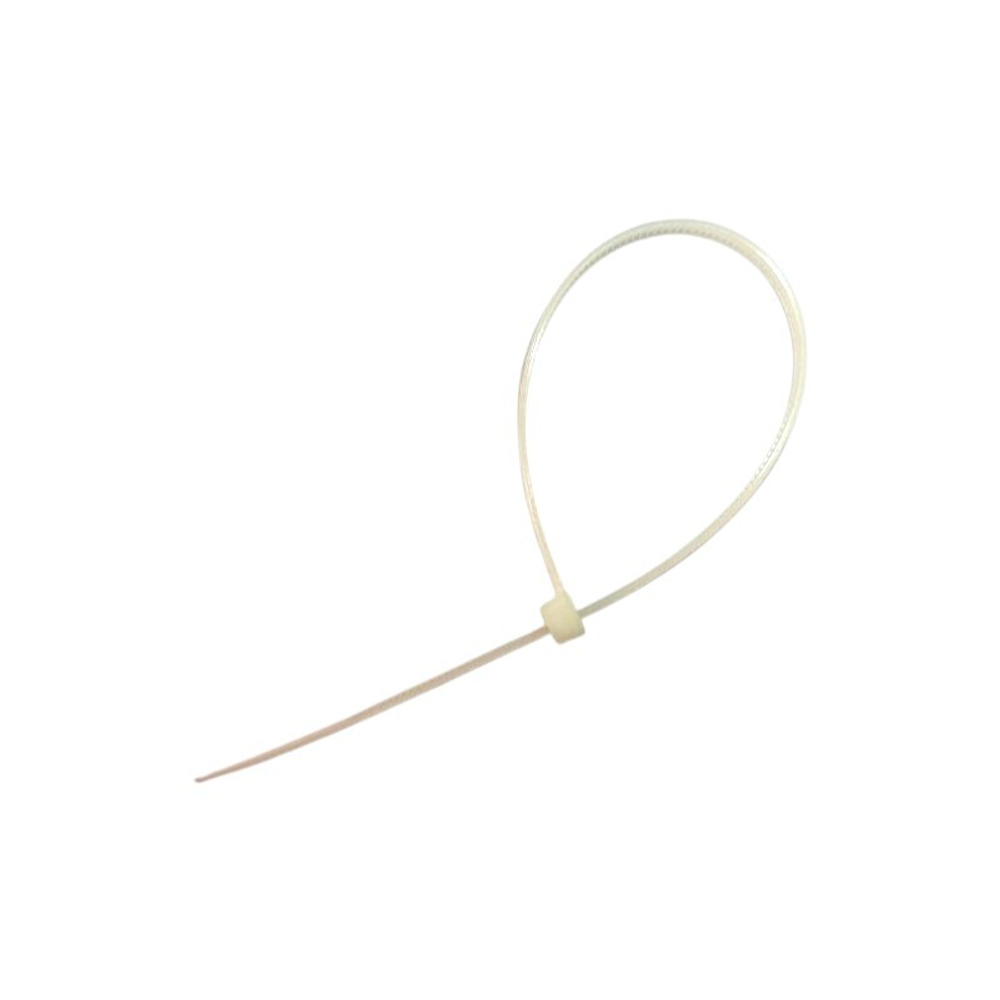 Кабельная стяжка бесцветная 200x3,6 мм (уп. 100шт)