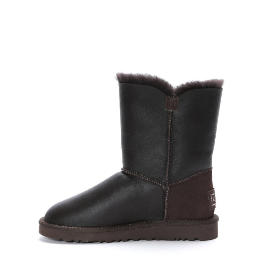 Угги Bailey Button Bling Metallic Chocolate