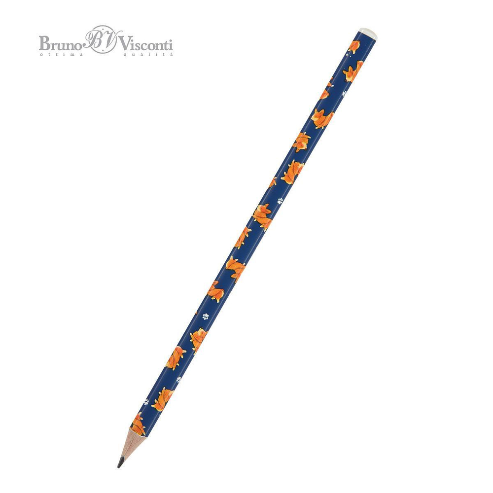 Карандаш ч/г НВ "HappyGraphix. Городская прогулка. Корги" (Bruno Visconti)