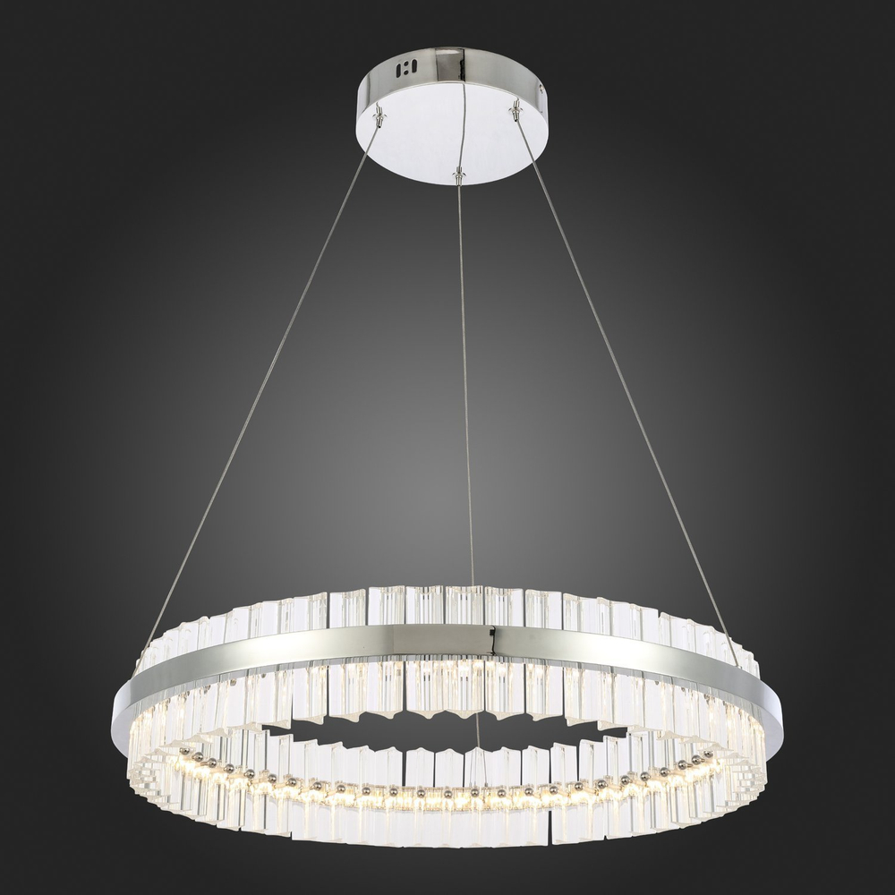 SL383.113.01 Светильник подвесной ST-Luce Хром/Прозрачный LED 1*44W 3000K