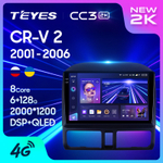 Teyes CC3 2K 9"для Honda CR-V 2 2001-2006