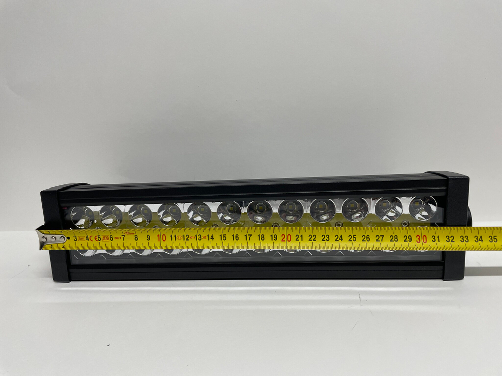 72W (HM) / Светодиодная балка, 72W, 33 см, дальний свет, боковые крепления, projector (1 шт.) =