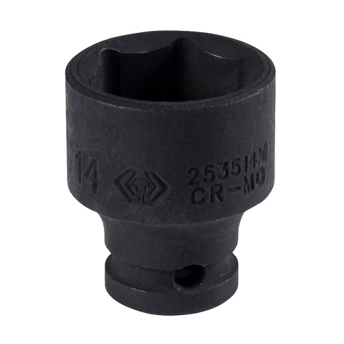 KING TONY (253514M) Головка торцевая ударная шестигранная 1/4", 14 мм