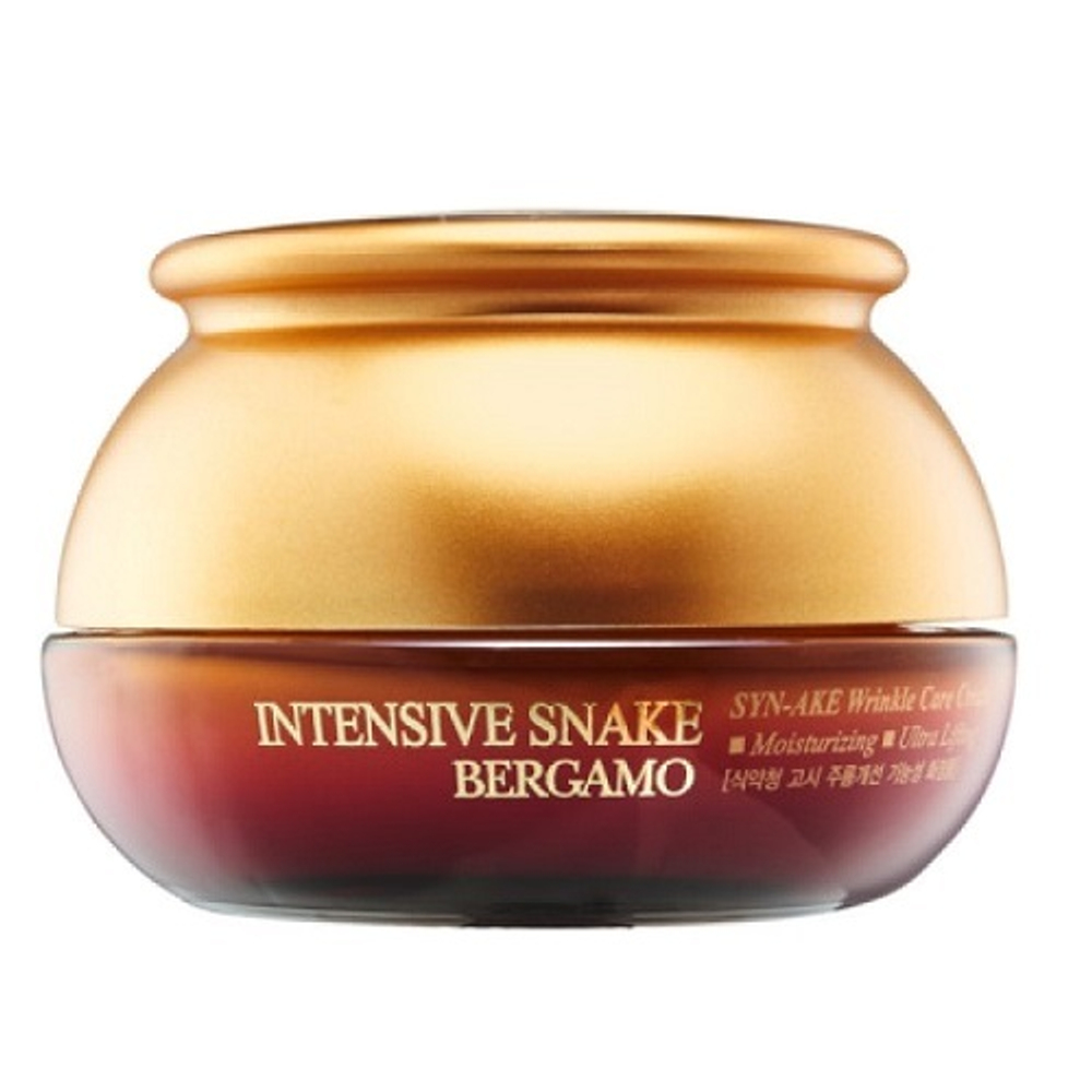 Крем антивозрастной с экстрактом змеиного яда Bergamo Intensive Snake Synake Wrinkle Care Cream 50мл