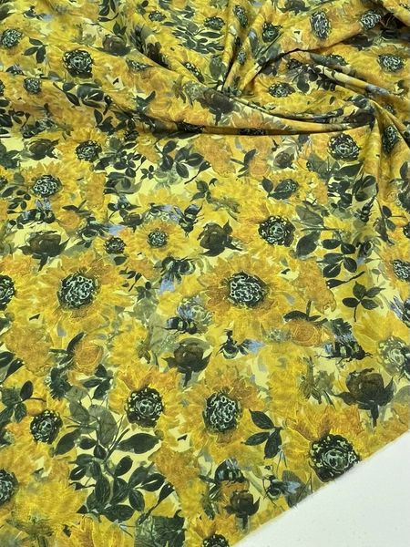 ЦВЕТЫ И ПЧЕЛЫ - 100% ХЛОПОК 3