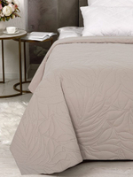 Покрывало на кровать, стеганое, поплин с размерами 215х220