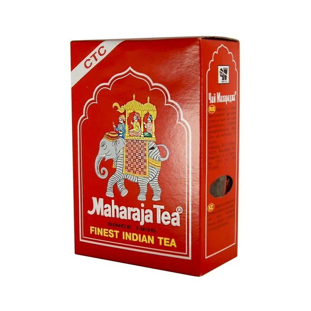 Чай Maharaja черный гранулированный байховый Finest Indian Tea CTC 100 г