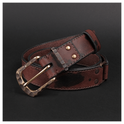 Кожаный ремень «Собранность духа»