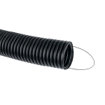 Труба гофр. ПНД с протяжкой d50 мм (20 м) черная EKF-Plast (20.00 шт.)