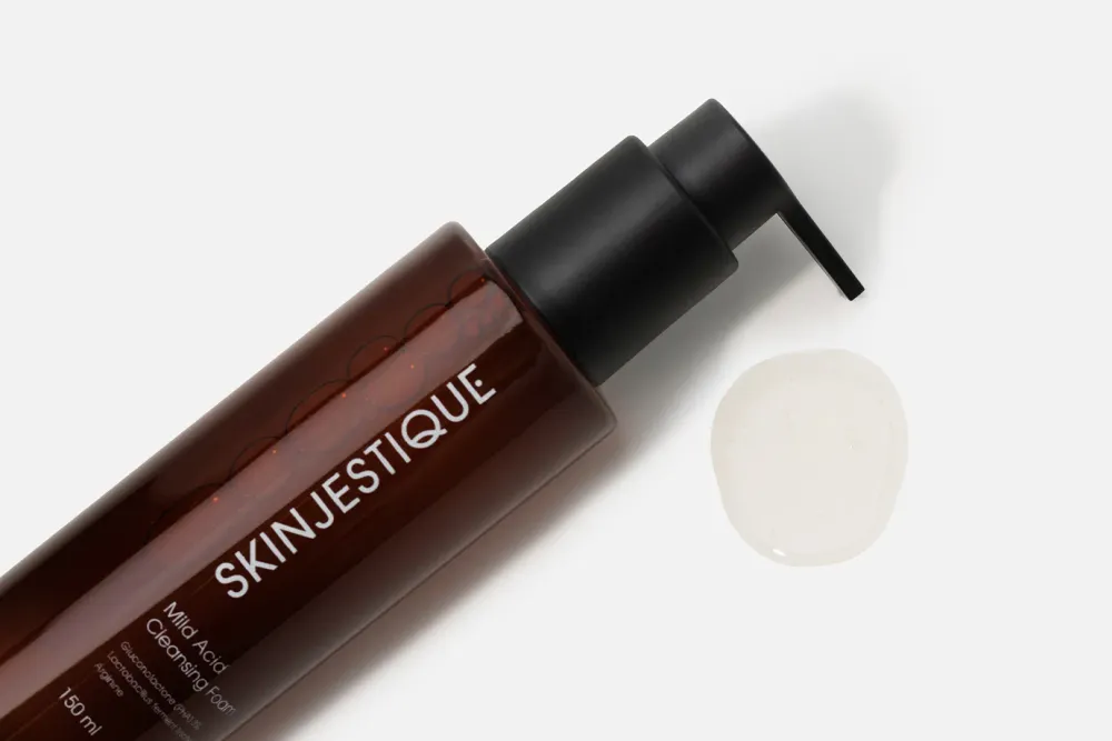 SKINJESTIQUE Пенка для умывания с глюконолактоном MILD ACID CLEANSING FOAM, 150 мл