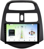 Магнитола для Chevrolet Spark M300 2009-2022, Ravon R2 (рамка матовая) - Teyes CC4L монитор 9" IPS на Android 14, Snapdragon 662, CarPlay, 4G SIM-слот