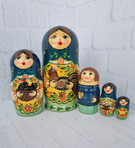 Матрешка "с курочкой" традиция 5мест