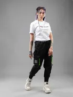 Джоггеры Jogger Street Black Jam Green Pocket